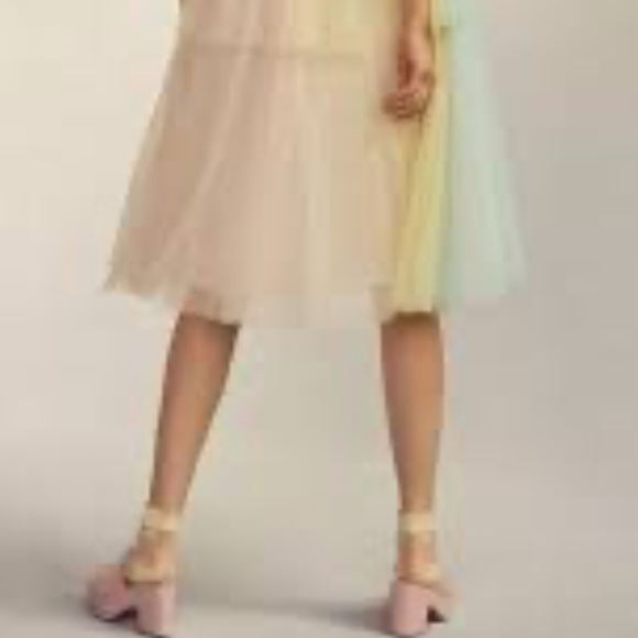 Brand New PERNILLE ROSENKILDE STRAPLESS TIERED TULLE DRESS - Picture 9 of 13